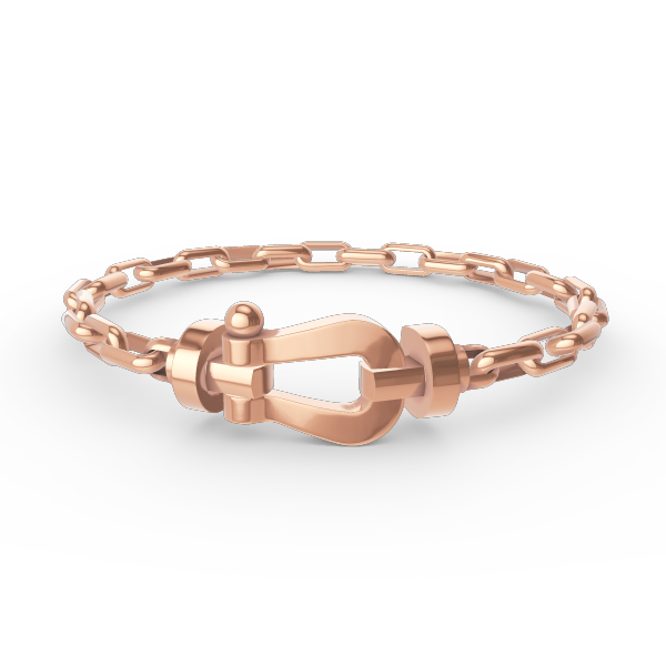 [LunaMar]FORCE LARGE HORSESHOE CLASP METAL BRACELET