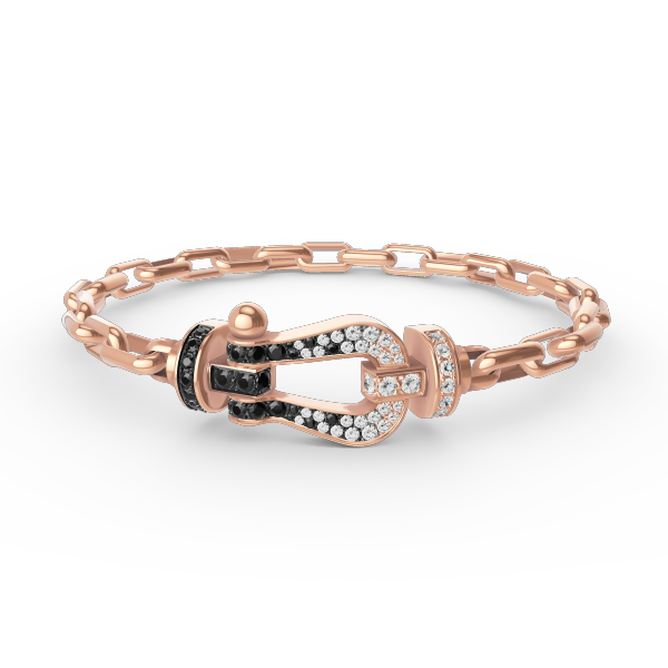 [LunaMar]FORCE LARGE HORSESHOE CLASP METAL BRACELET