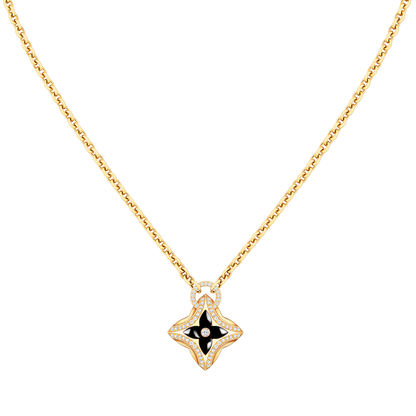 [LunaMar]STAR PEDANT ROSE GOLD DIAMOND NECKLACE