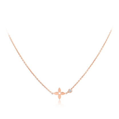 [LunaMar]BLOSSOM PENDANT ROSE GOLD AND DIAMOND