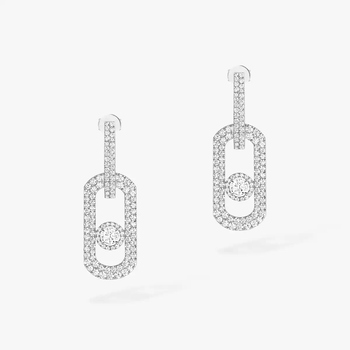 [LunaMar]SO MOVE XL FULL-PAVÉ DIAMOND PENDANT EARRINGS