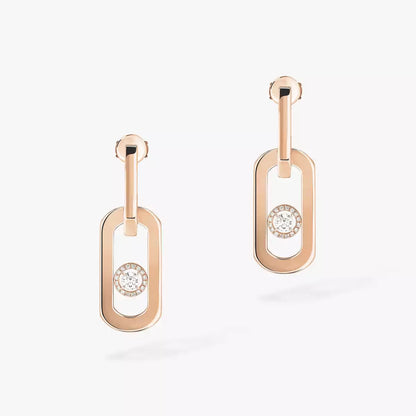 [LunaMar]SO MOVE XL DIAMOND PENDANT EARRINGS