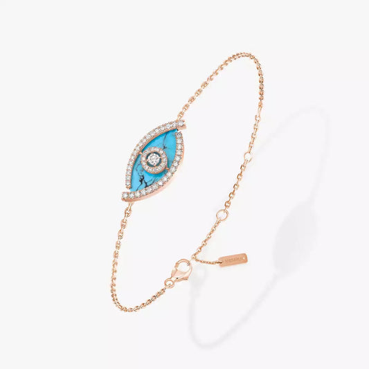 [LunaMar]LUCKY EYE DIAMOND BRACELET