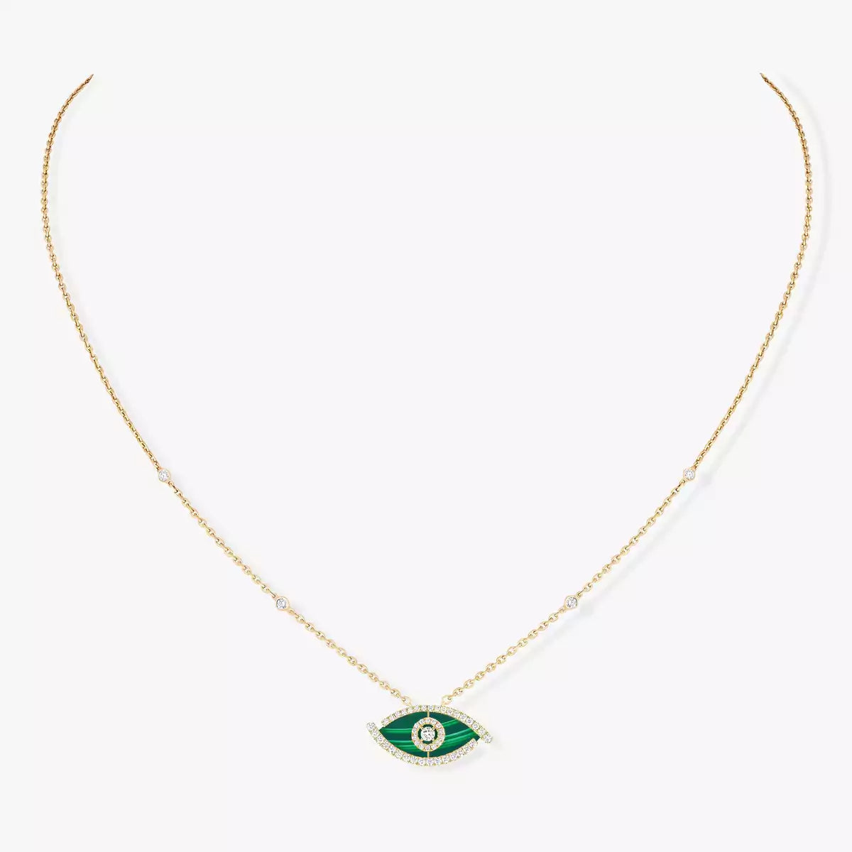 [LunaMar]LUCKY EYE DIAMOND NECKLACE