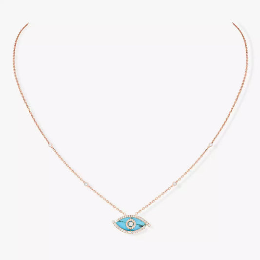 [LunaMar]LUCKY EYE DIAMOND NECKLACE