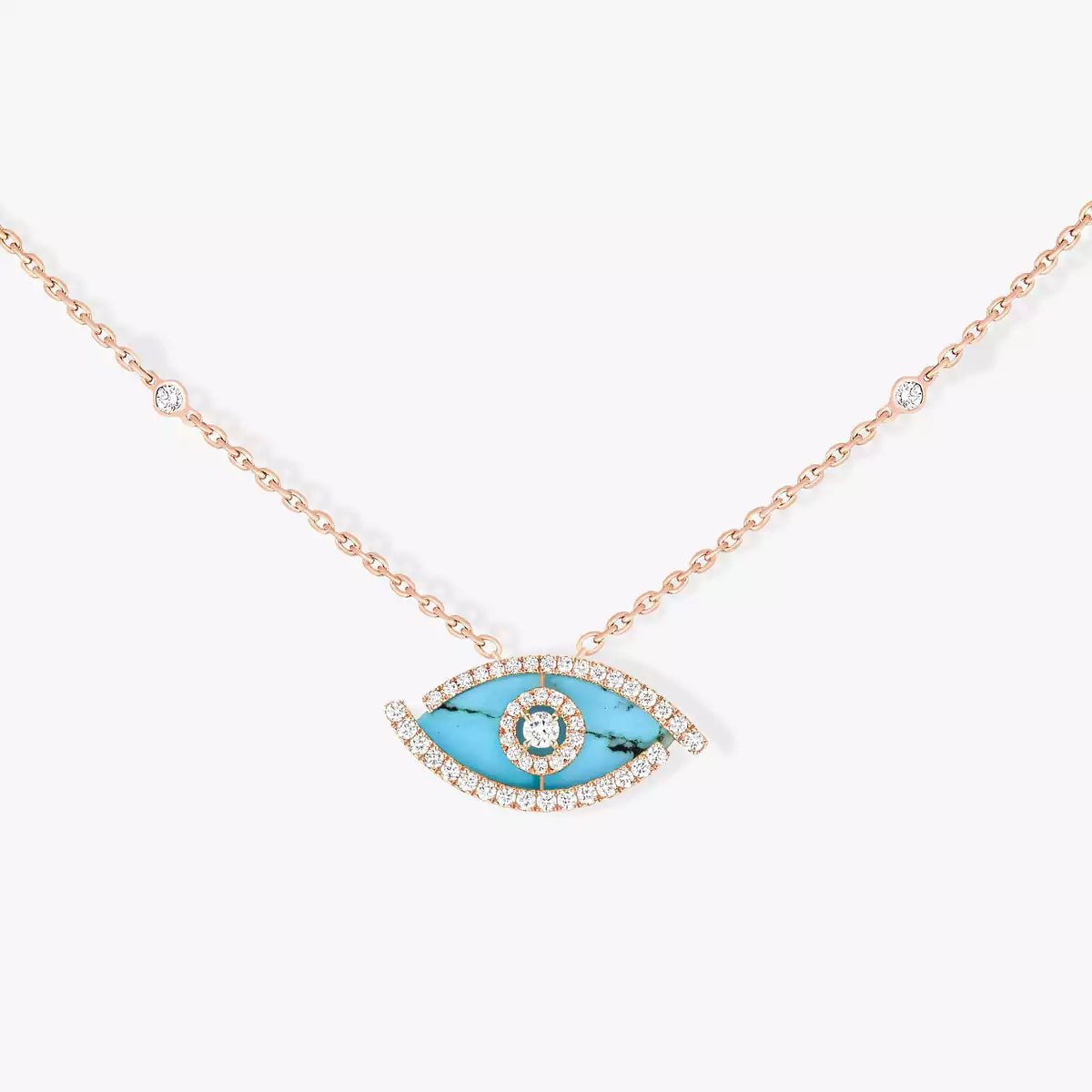 [LunaMar]LUCKY EYE DIAMOND NECKLACE