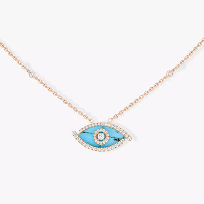 [LunaMar]LUCKY EYE DIAMOND NECKLACE