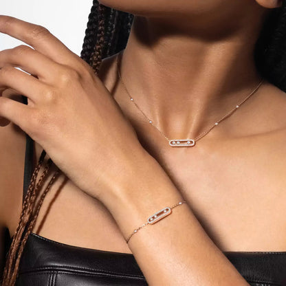 [LunaMar]PAVÉ BABY MOVE DIAMOND BRACELET