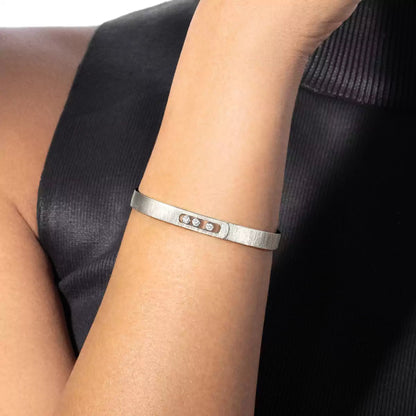 [LunaMar]MOVE NOA CISELÉ BANGLE BRACELET