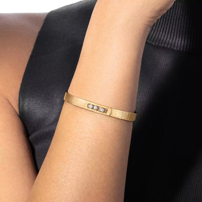 [LunaMar]MOVE NOA CISELÉ BANGLE BRACELET