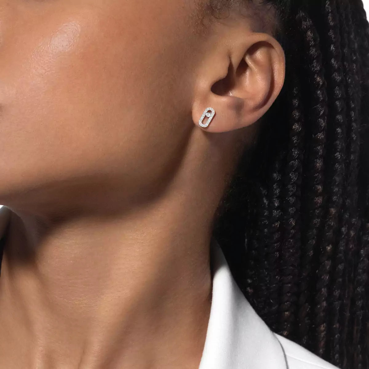 [LunaMar]MOVE UNO DIAMOND EARRINGS