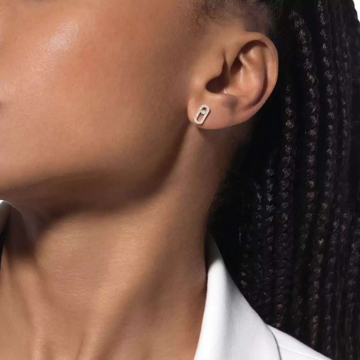 [LunaMar]MOVE UNO DIAMOND EARRINGS
