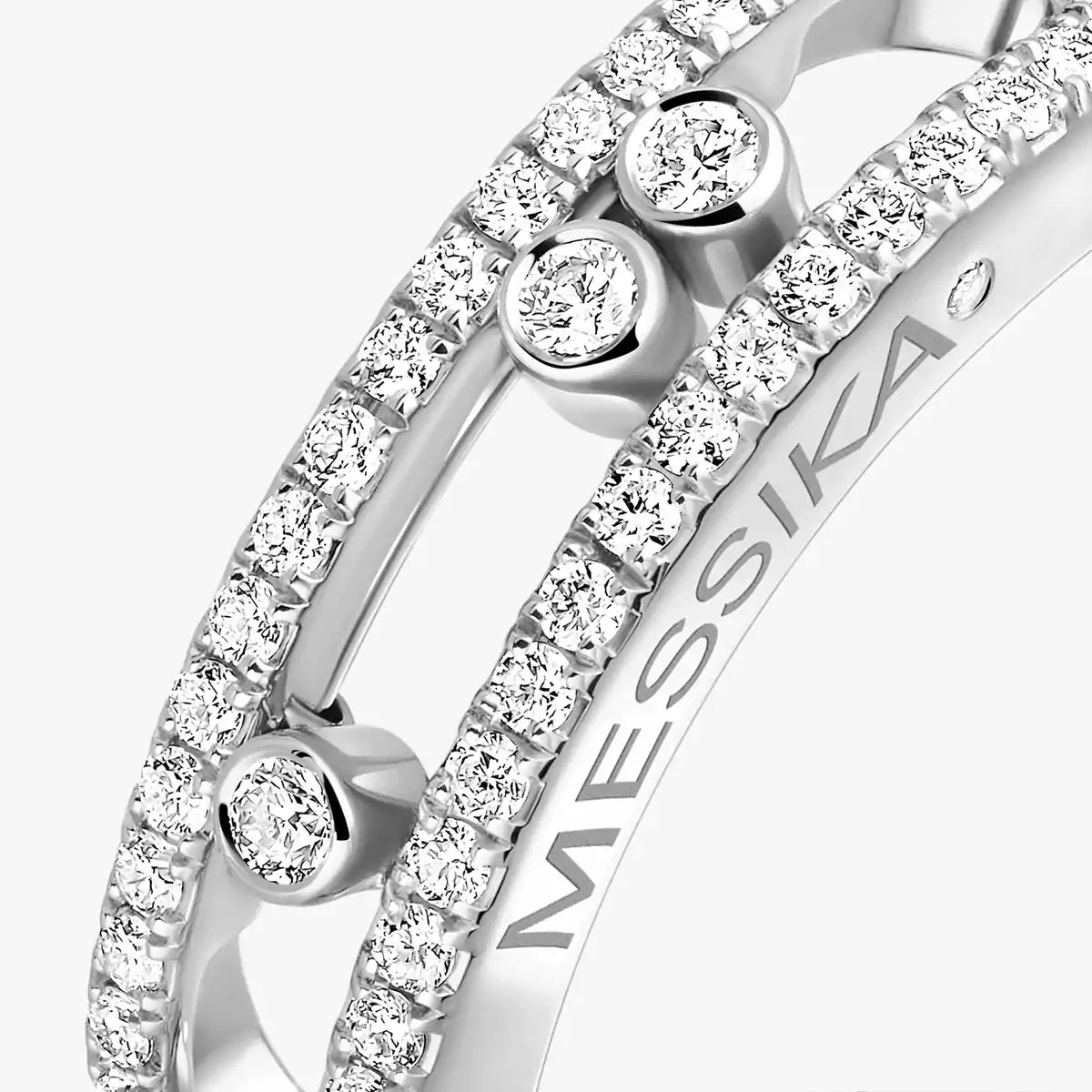 [LunaMar]BABY MOVE PAVÉ DIAMOND RING