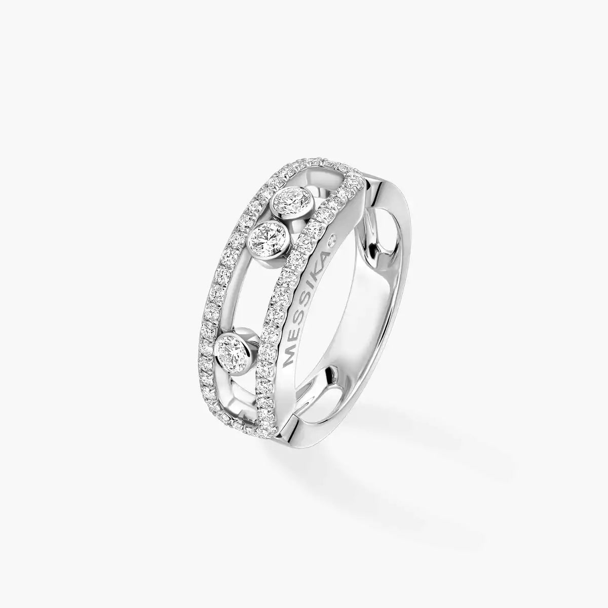 [LunaMar]BABY MOVE PAVÉ DIAMOND RING