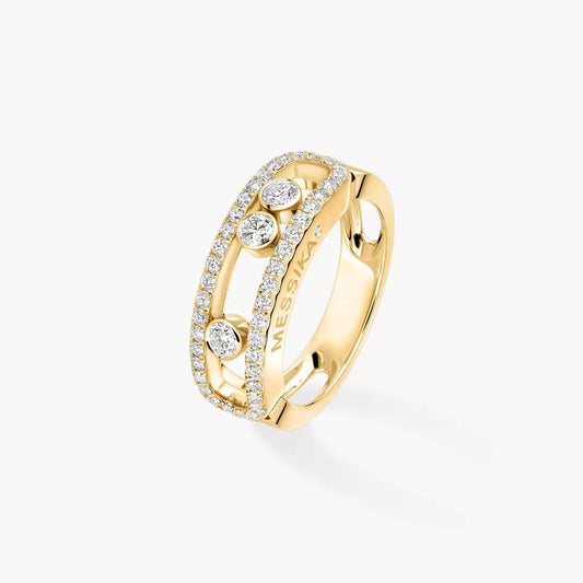 [LunaMar]BABY MOVE PAVÉ DIAMOND RING