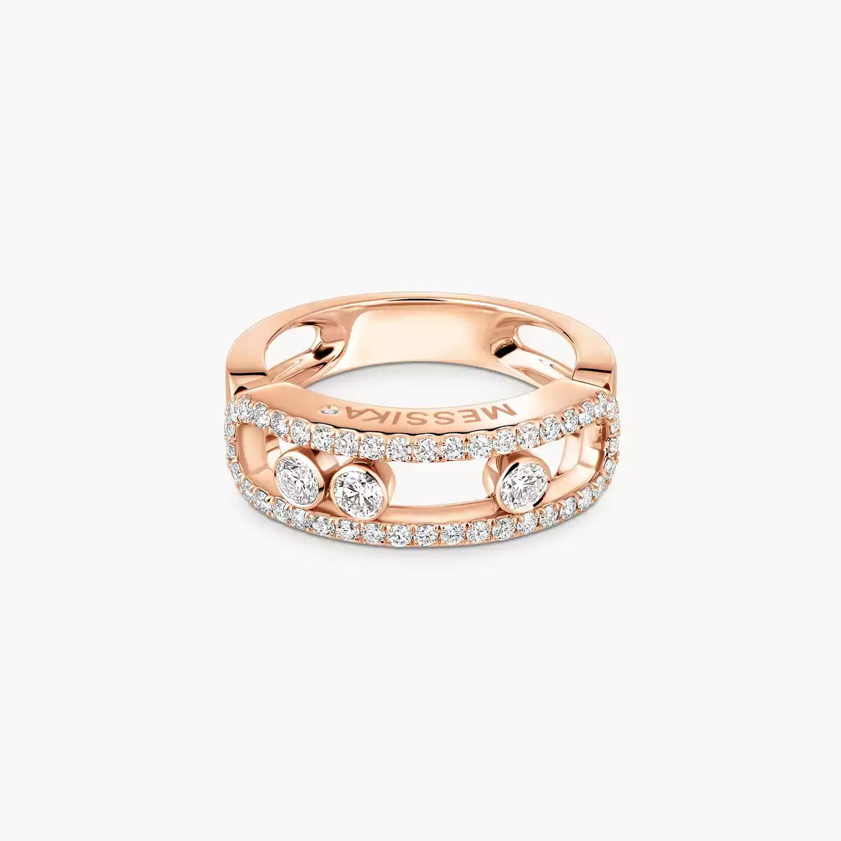 [LunaMar]BABY MOVE PAVÉ DIAMOND RING