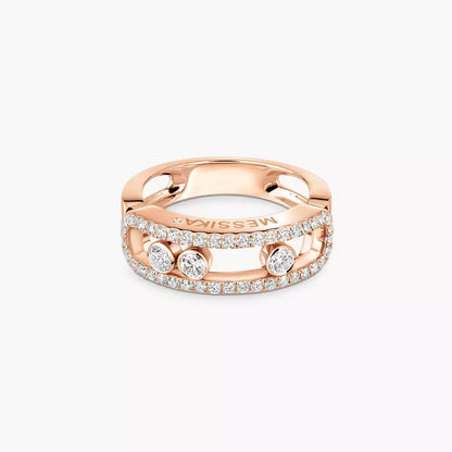 [LunaMar]BABY MOVE PAVÉ DIAMOND RING