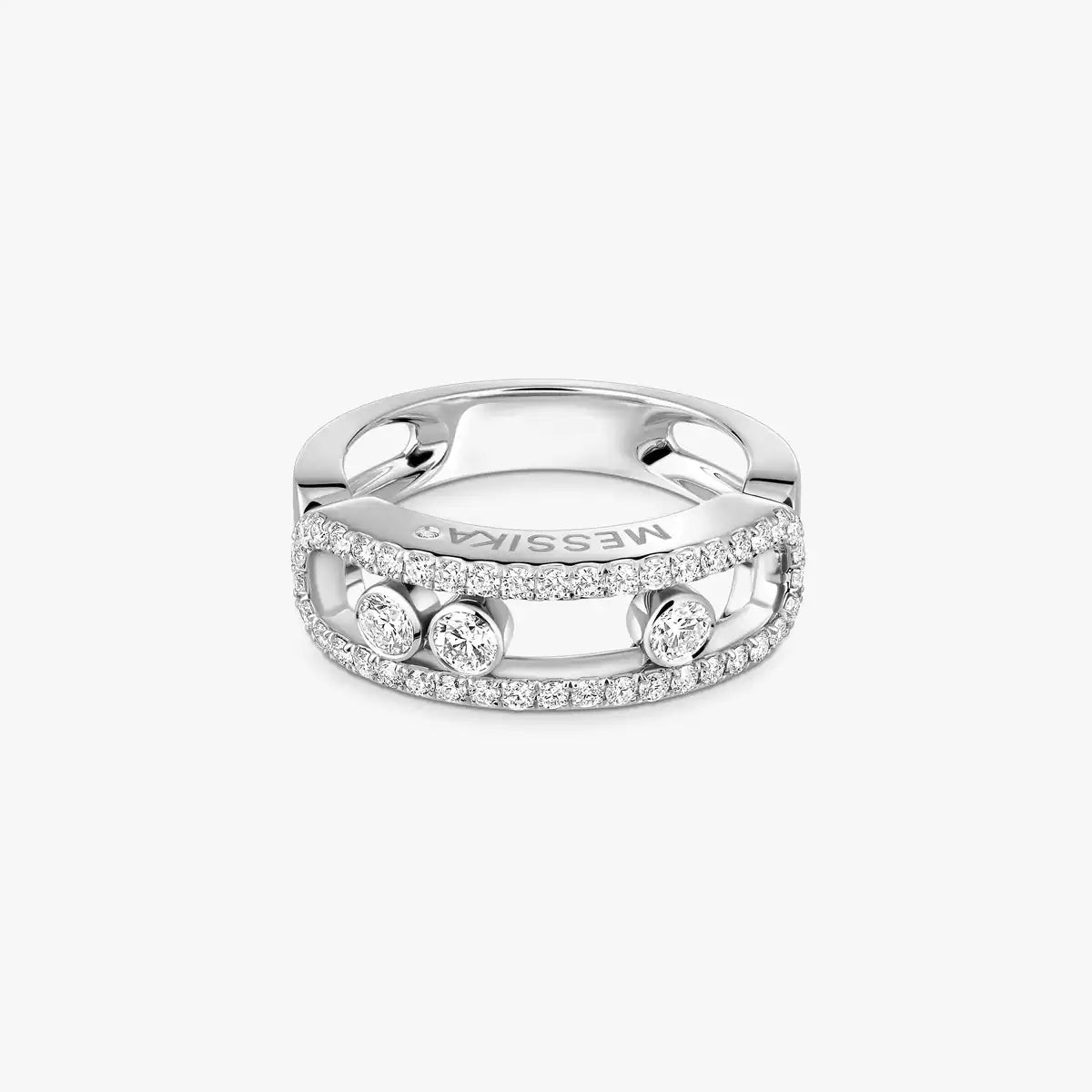 [LunaMar]BABY MOVE PAVÉ DIAMOND RING