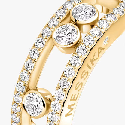 [LunaMar]BABY MOVE PAVÉ DIAMOND RING