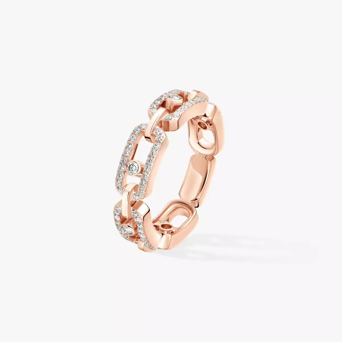 [LunaMar]MOVE LINK PAVÉ DIAMOND RING