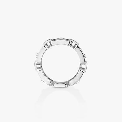 [LunaMar]MOVE LINK PAVÉ DIAMOND RING