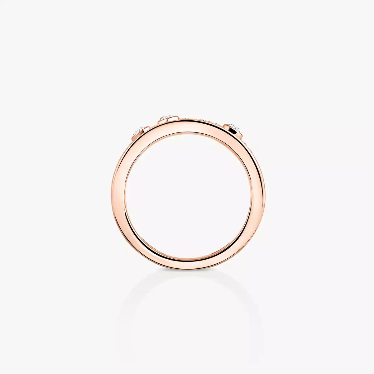 [LunaMar]MOVE NOA PAVÉ DIAMOND INTERLOCKING RING