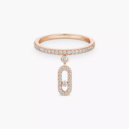 [LunaMar]MOVE UNO DIAMOND RING