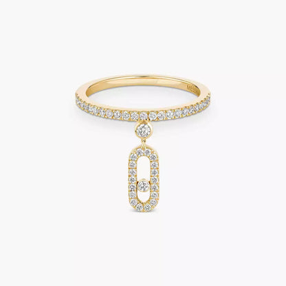 [LunaMar]MOVE UNO DIAMOND RING