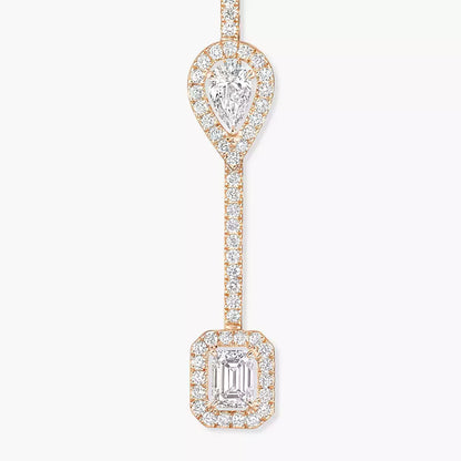 [LunaMar]MY TWIN DIAMOND DROP EARRINGS