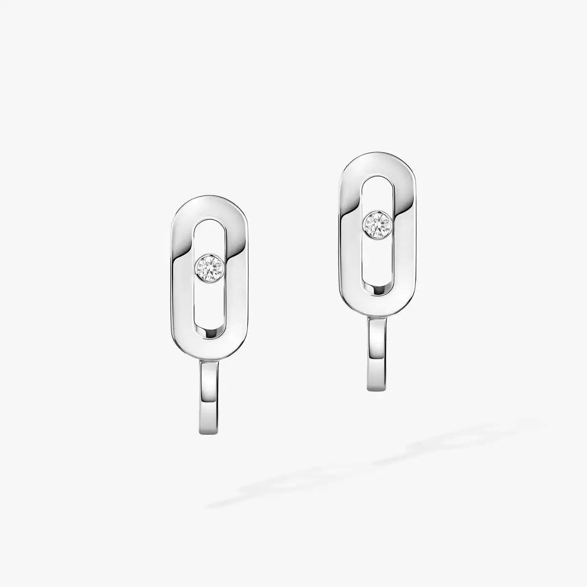 [LunaMar]MOVE CLASSIQUE MINI DIAMOND HOOP EARRINGS