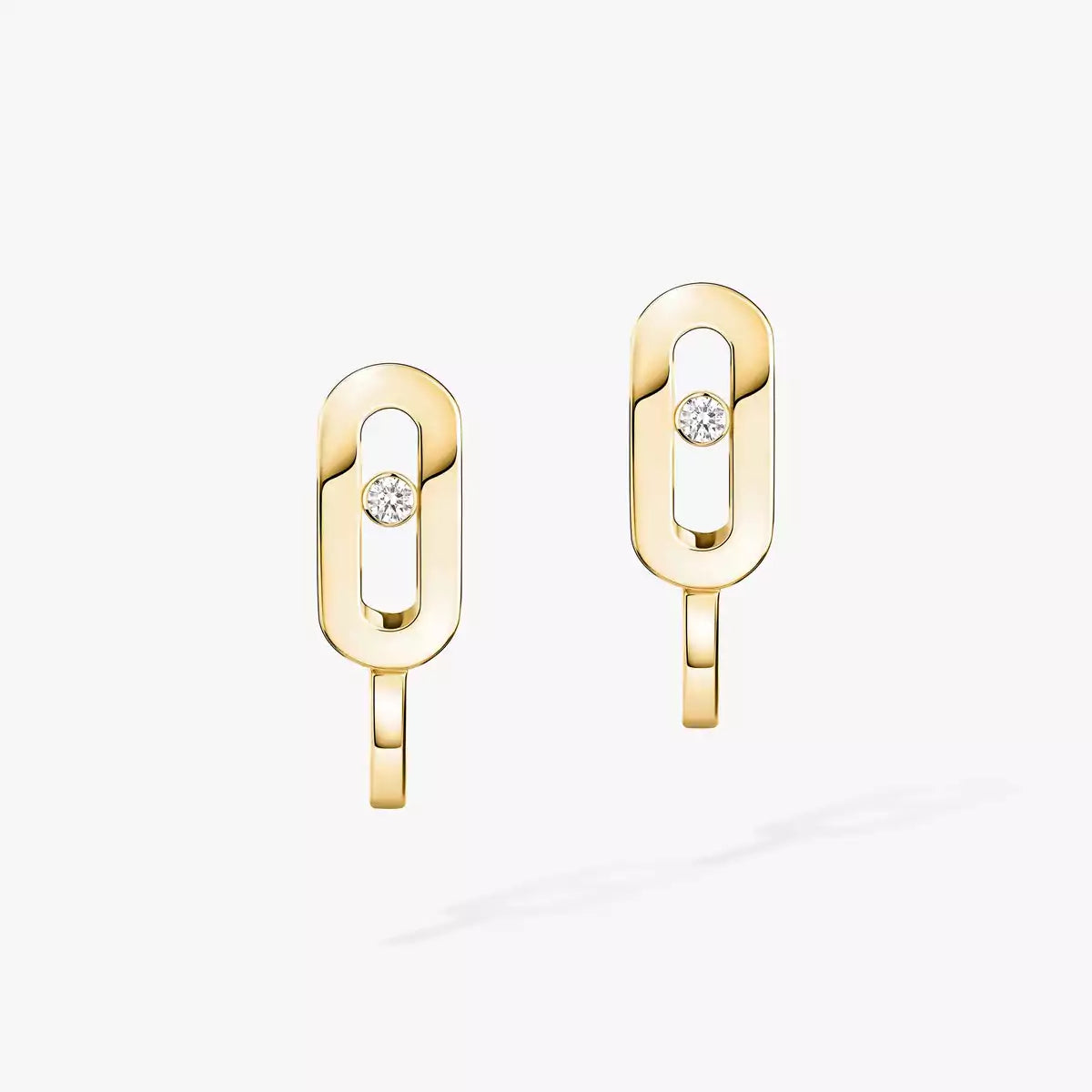 [LunaMar]MOVE CLASSIQUE MINI DIAMOND HOOP EARRINGS
