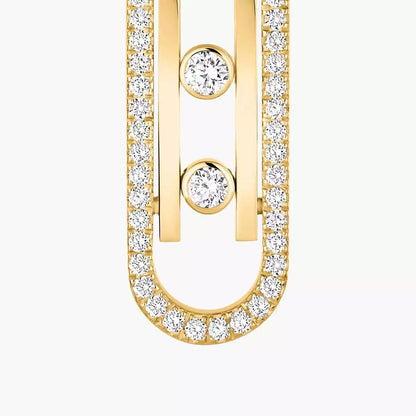 [LunaMar]MOVE KINETIC DIAMOND PENDANT EARRINGS