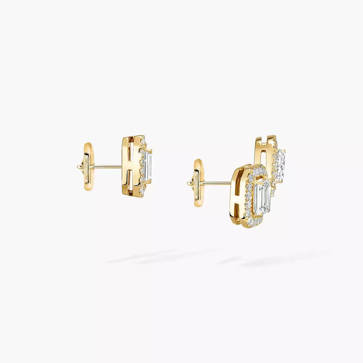 [LunaMar]MY TWIN 1+2 DIAMOND EARRINGS