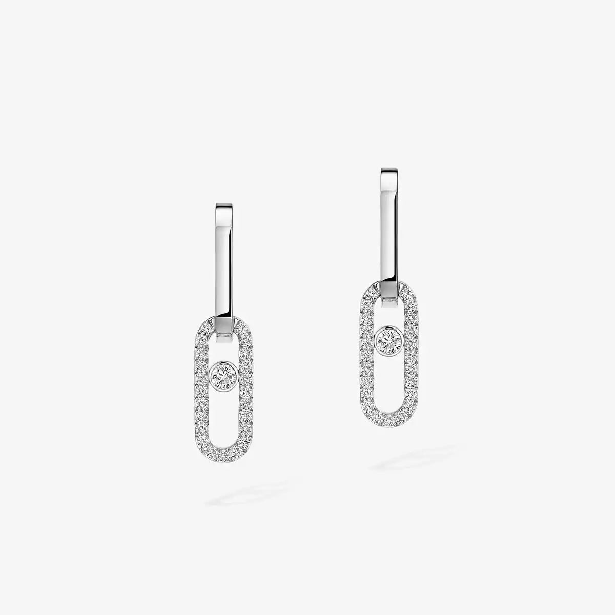 [LunaMar]MOVE LINK KINETIC DIAMOND EARRINGS