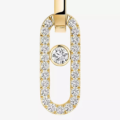 [LunaMar]MOVE LINK KINETIC DIAMOND EARRINGS
