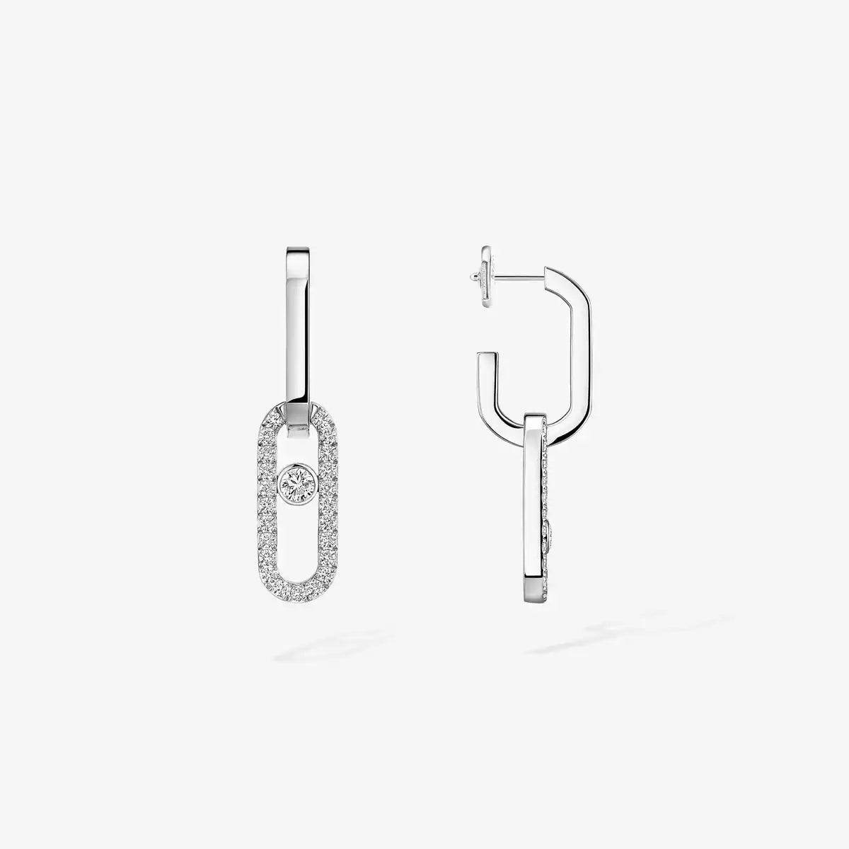 [LunaMar]MOVE LINK KINETIC DIAMOND EARRINGS
