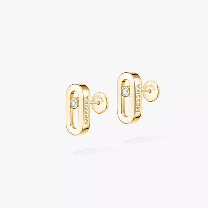 [LunaMar]MOVE UNO DIAMOND STUD EARRINGS