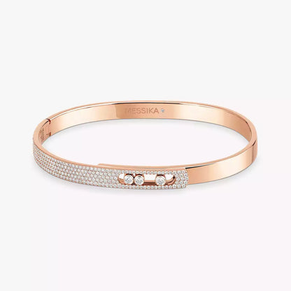 [LunaMar]MOVE NOA PAVÉ DIAMOND BANGLE BRACELET
