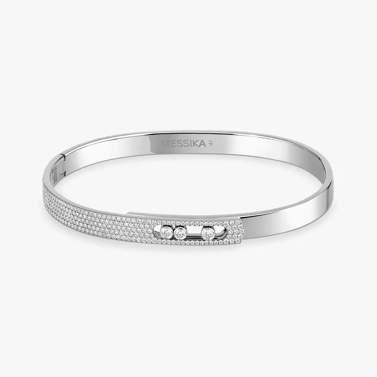 [LunaMar]MOVE NOA PAVÉ DIAMOND BANGLE BRACELET