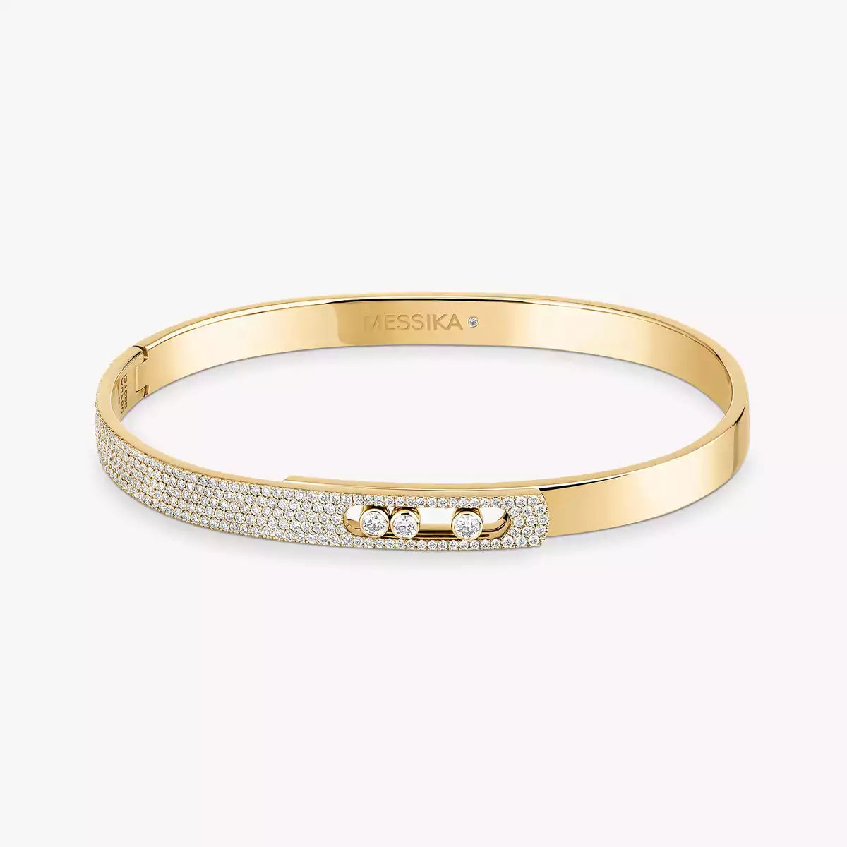 [LunaMar]MOVE NOA PAVÉ DIAMOND BANGLE BRACELET