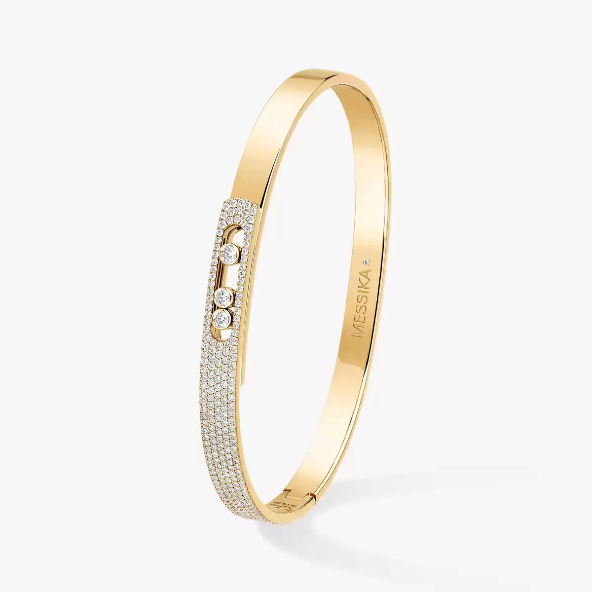 [LunaMar]MOVE NOA PAVÉ DIAMOND BANGLE BRACELET