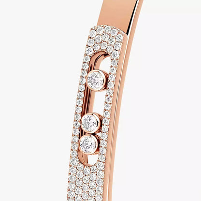 [LunaMar]MOVE NOA PAVÉ DIAMOND BANGLE BRACELET