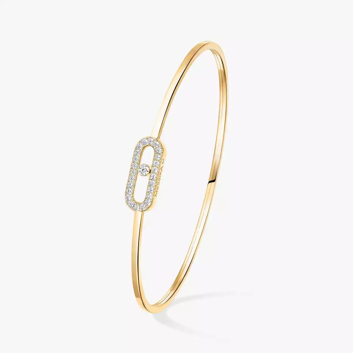 [LunaMar]MOVE UNO PAVÉ FLEX BANGLE (MEDIUM)
