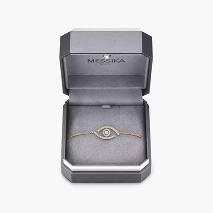 [LunaMar]LUCKY EYE PAVÉ-SET DIAMOND BRACELET