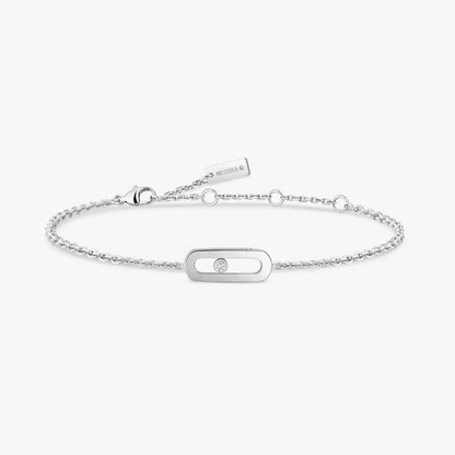 [LunaMar]MOVE UNO SINGLE DIAMOND BRACELET