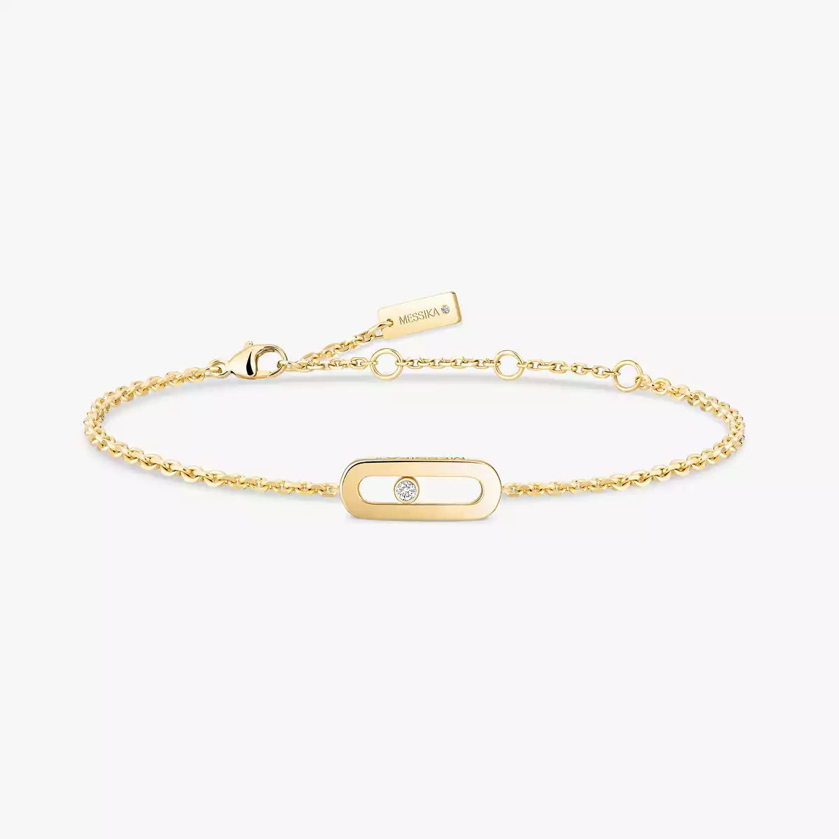 [LunaMar]MOVE UNO SINGLE DIAMOND BRACELET