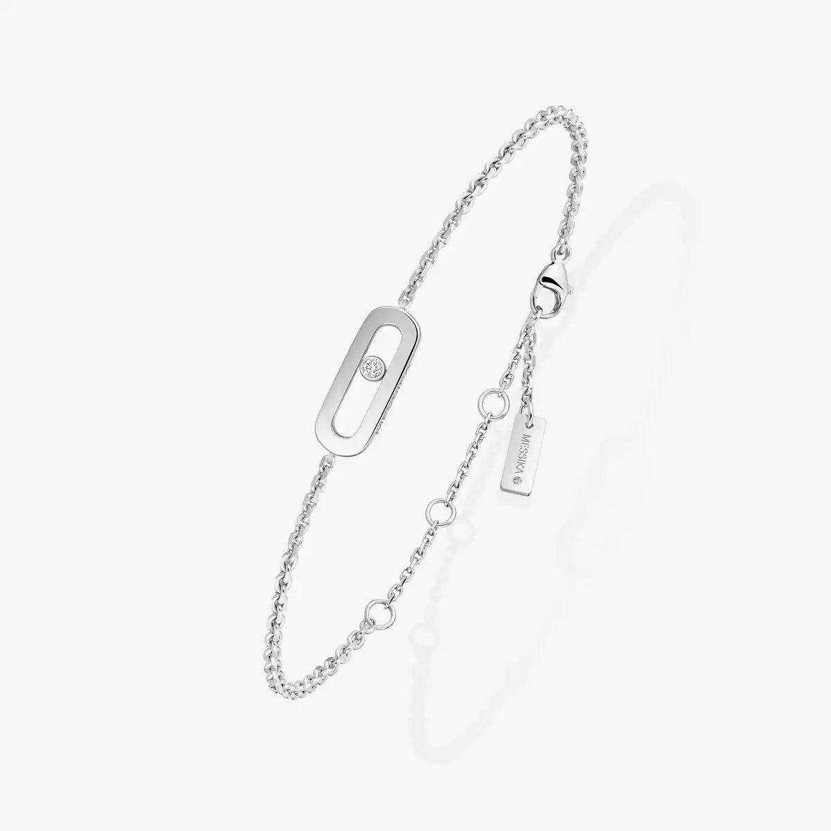 [LunaMar]MOVE UNO SINGLE DIAMOND BRACELET