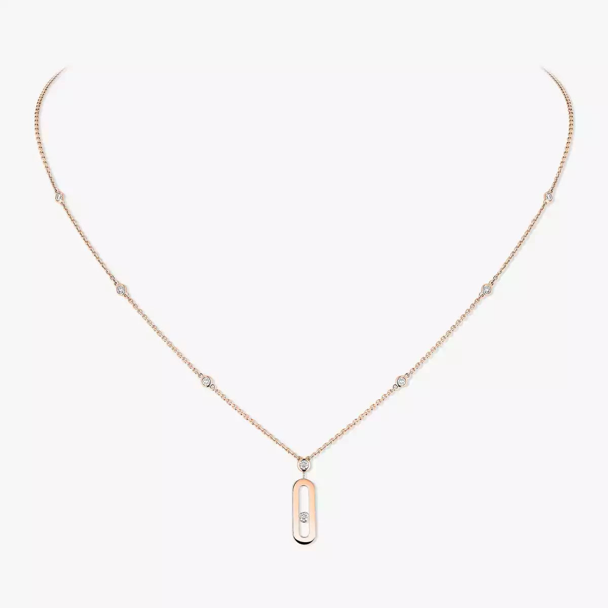[LunaMar]SIGNATURE FRAME NECKLACE