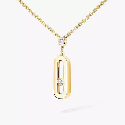 [LunaMar]SIGNATURE FRAME NECKLACE