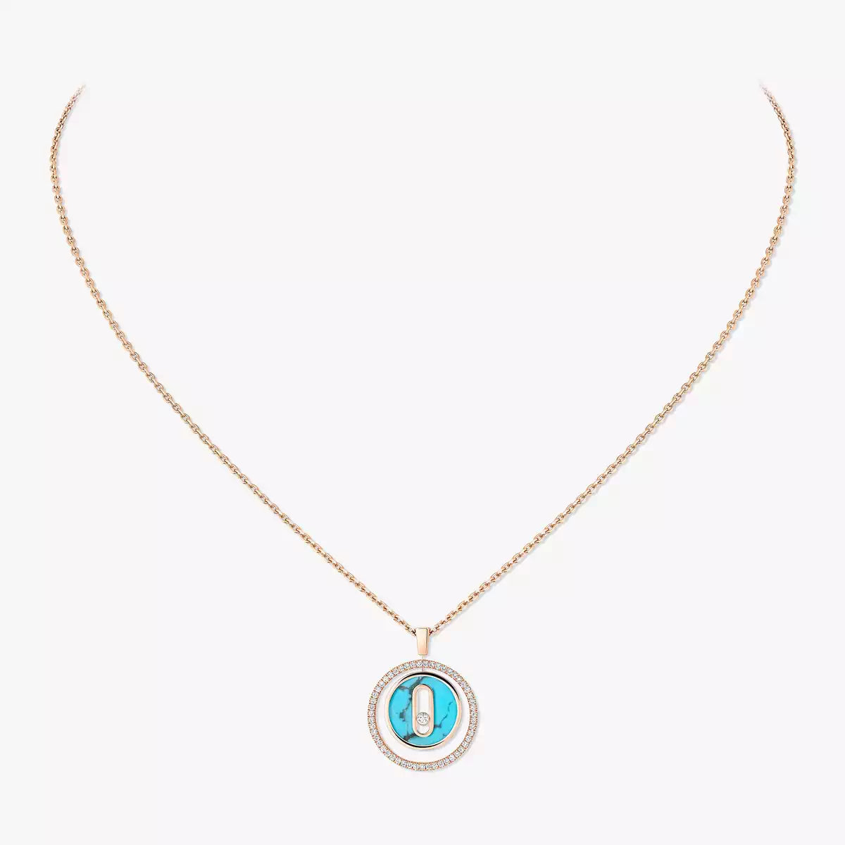 [LunaMar]LUCKY MOVE DIAMOND NECKLACE